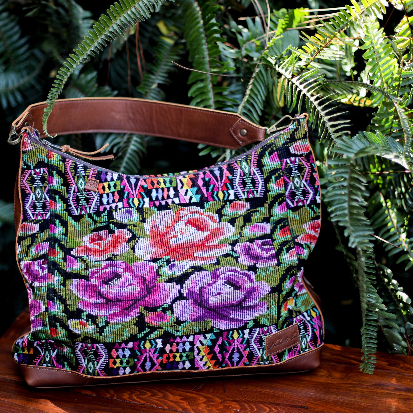 PENELOPE BAG - OOAK HUIPIL - CAFE - NO. 200005