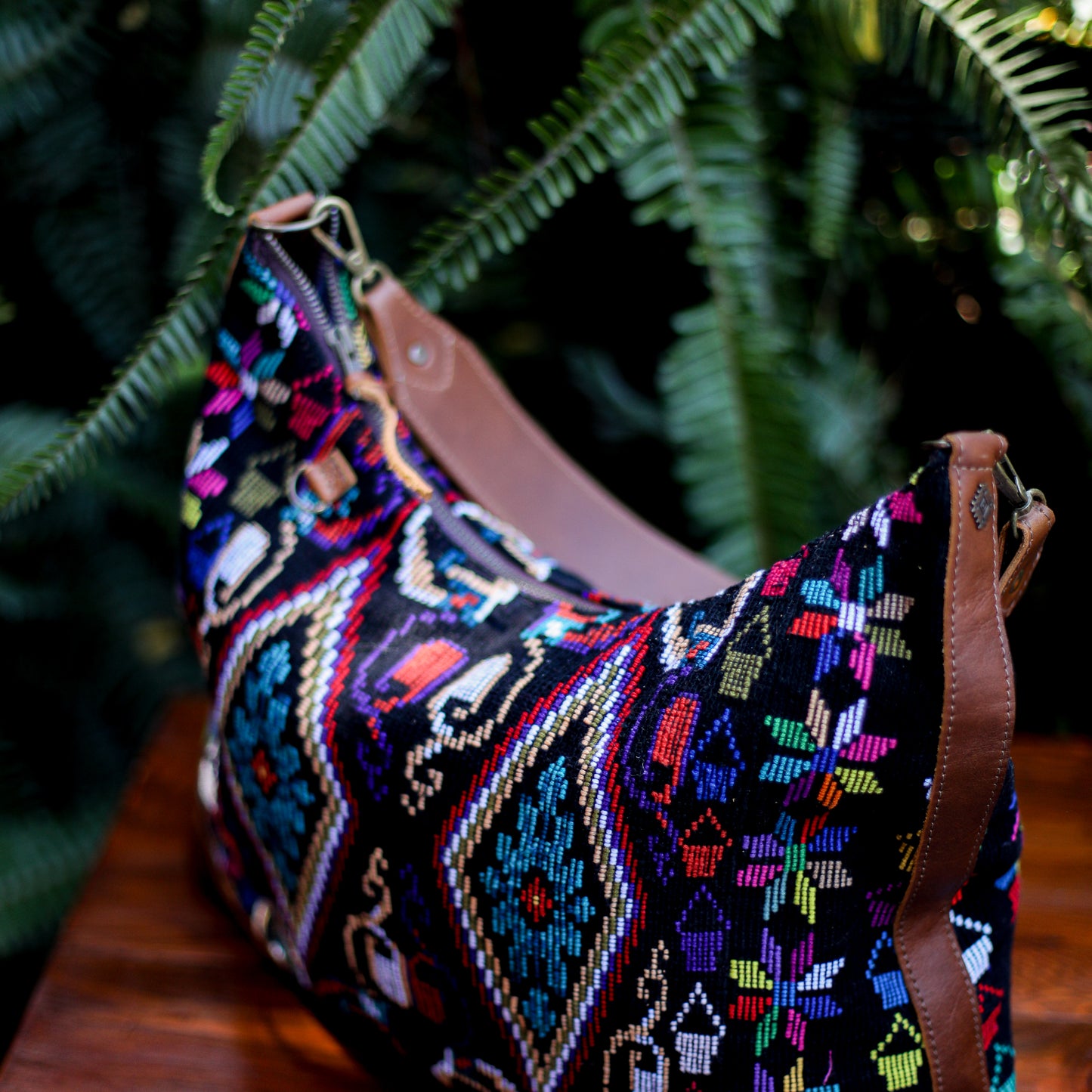 PENELOPE BAG - OOAK HUIPIL - CAFE - NO. 200003