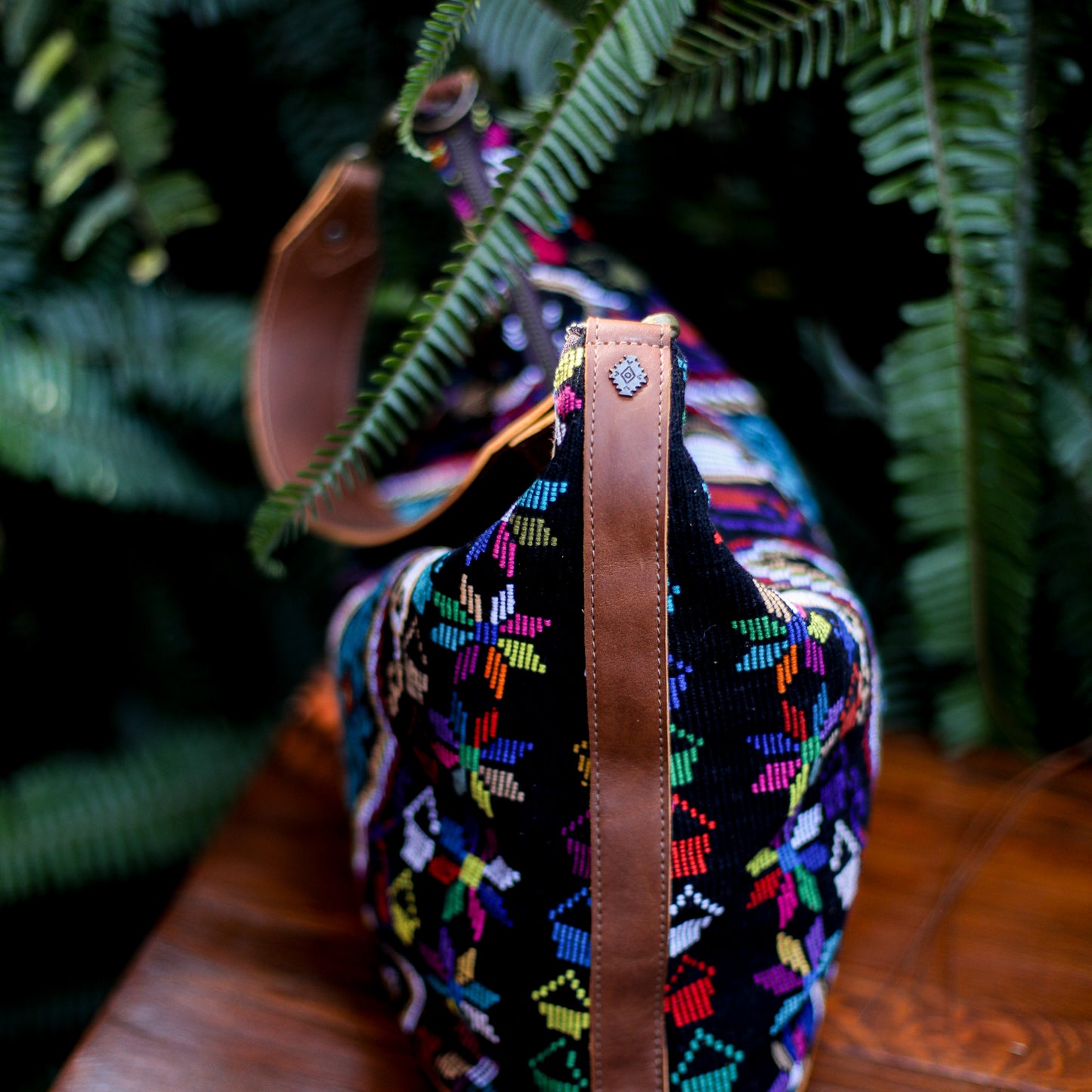 PENELOPE BAG - OOAK HUIPIL - CAFE - NO. 200003