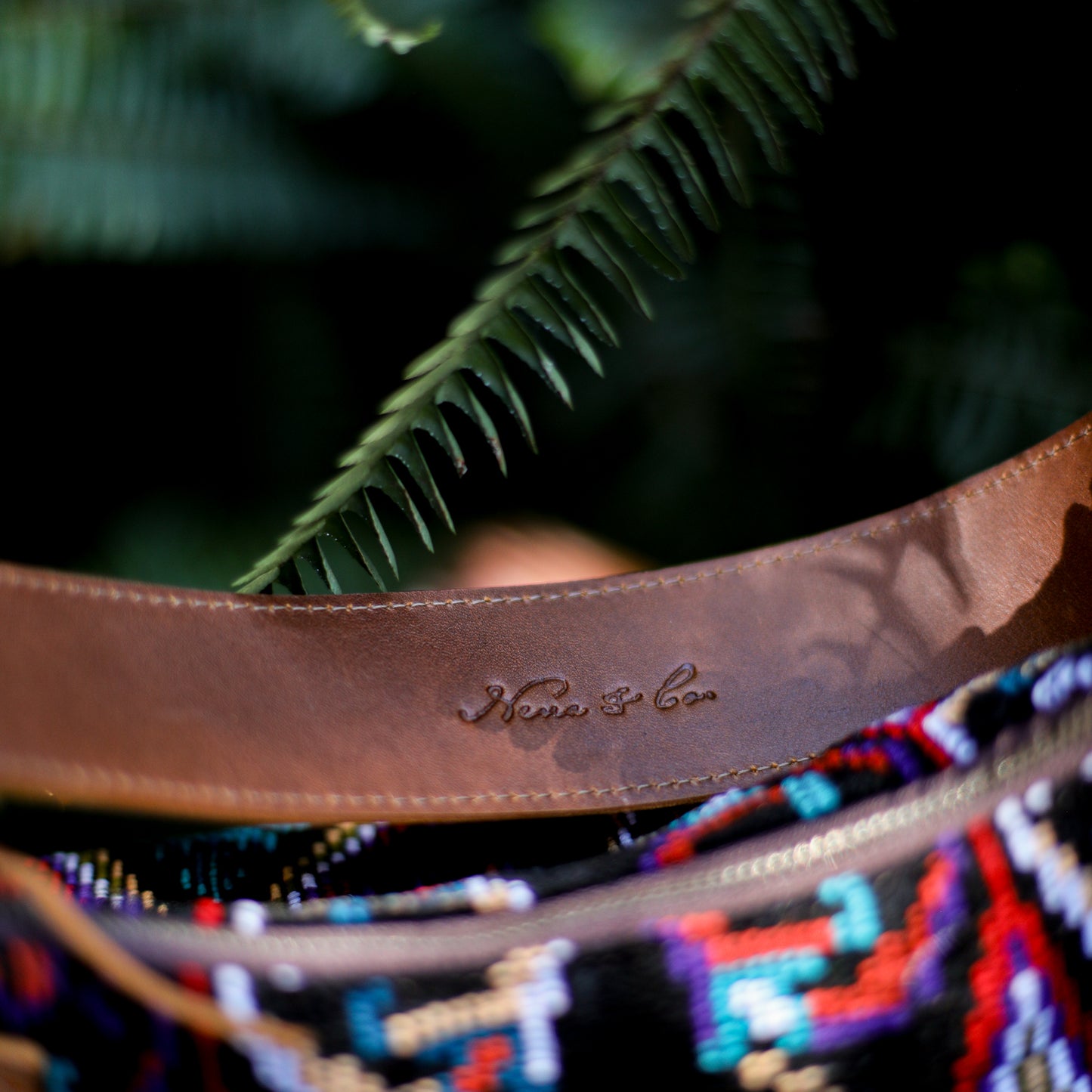 PENELOPE BAG - OOAK HUIPIL - CAFE - NO. 200003