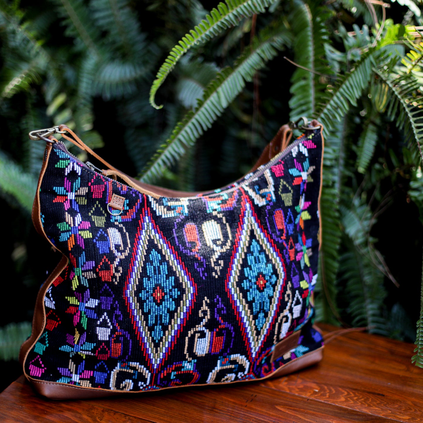 PENELOPE BAG - OOAK HUIPIL - CAFE - NO. 200003