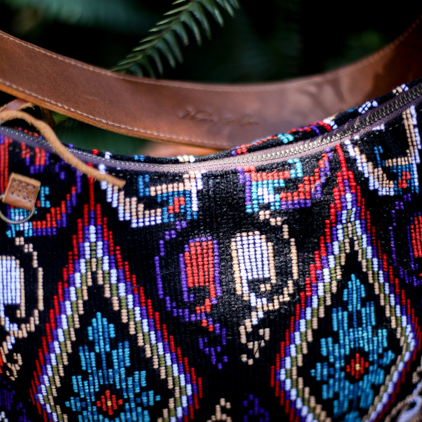 PENELOPE BAG - OOAK HUIPIL - CAFE - NO. 200003