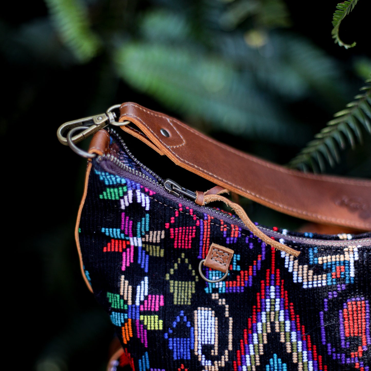 PENELOPE BAG - OOAK HUIPIL - CAFE - NO. 200003