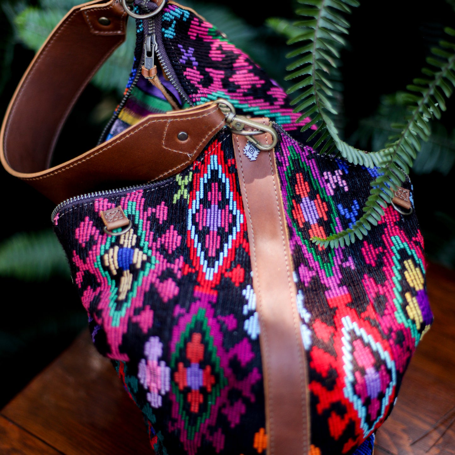 PENELOPE BAG - OOAK HUIPIL - CAFE - NO. 200004