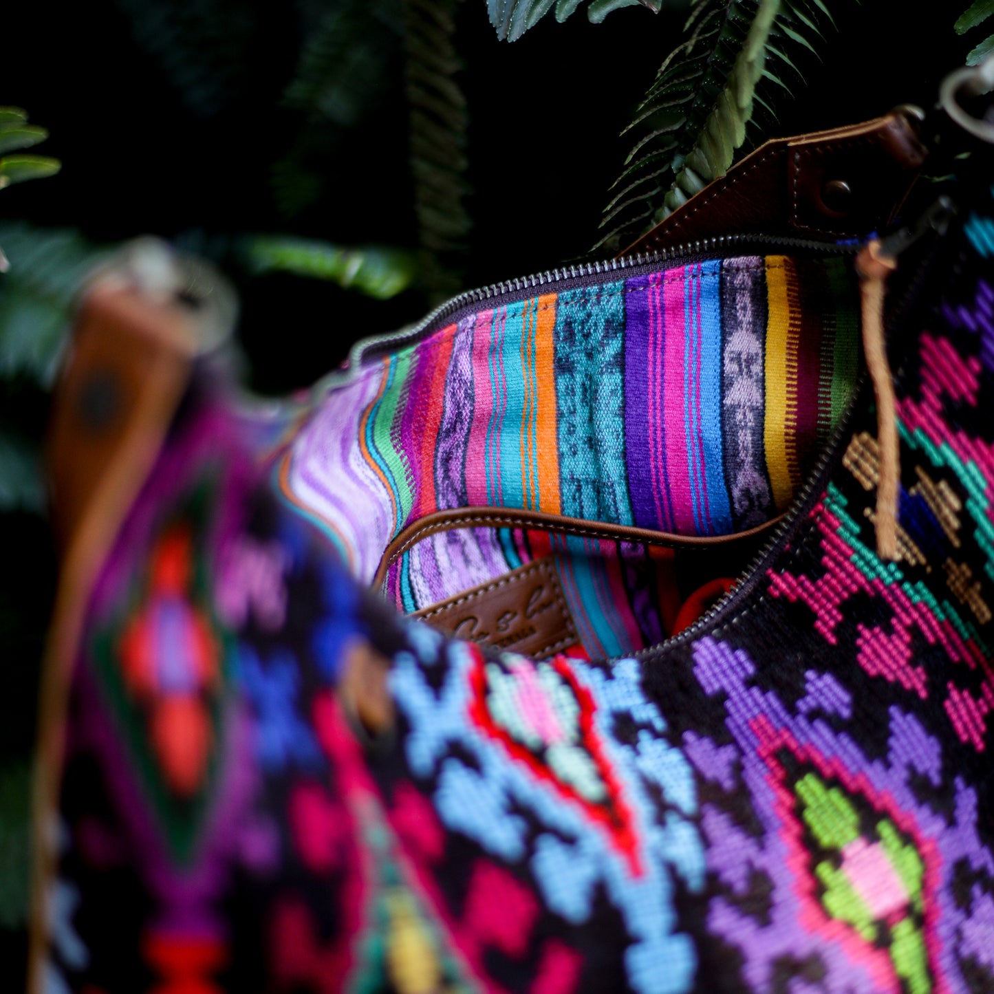 PENELOPE BAG - OOAK HUIPIL - CAFE - NO. 200004