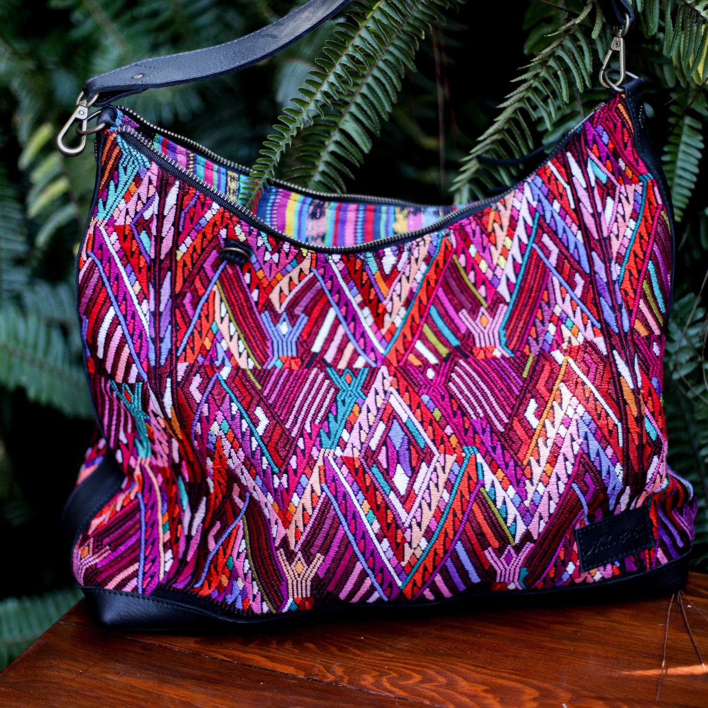 PENELOPE BAG - OOAK HUIPIL - BLACK - NO. 200015