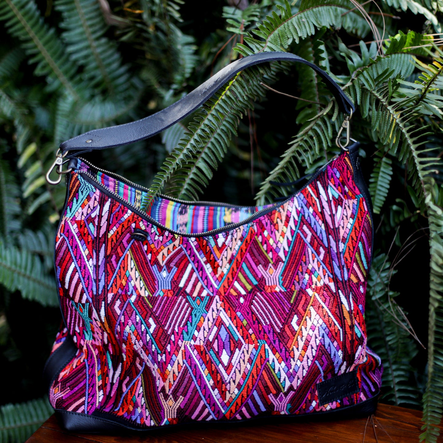 PENELOPE BAG - OOAK HUIPIL - BLACK - NO. 200015