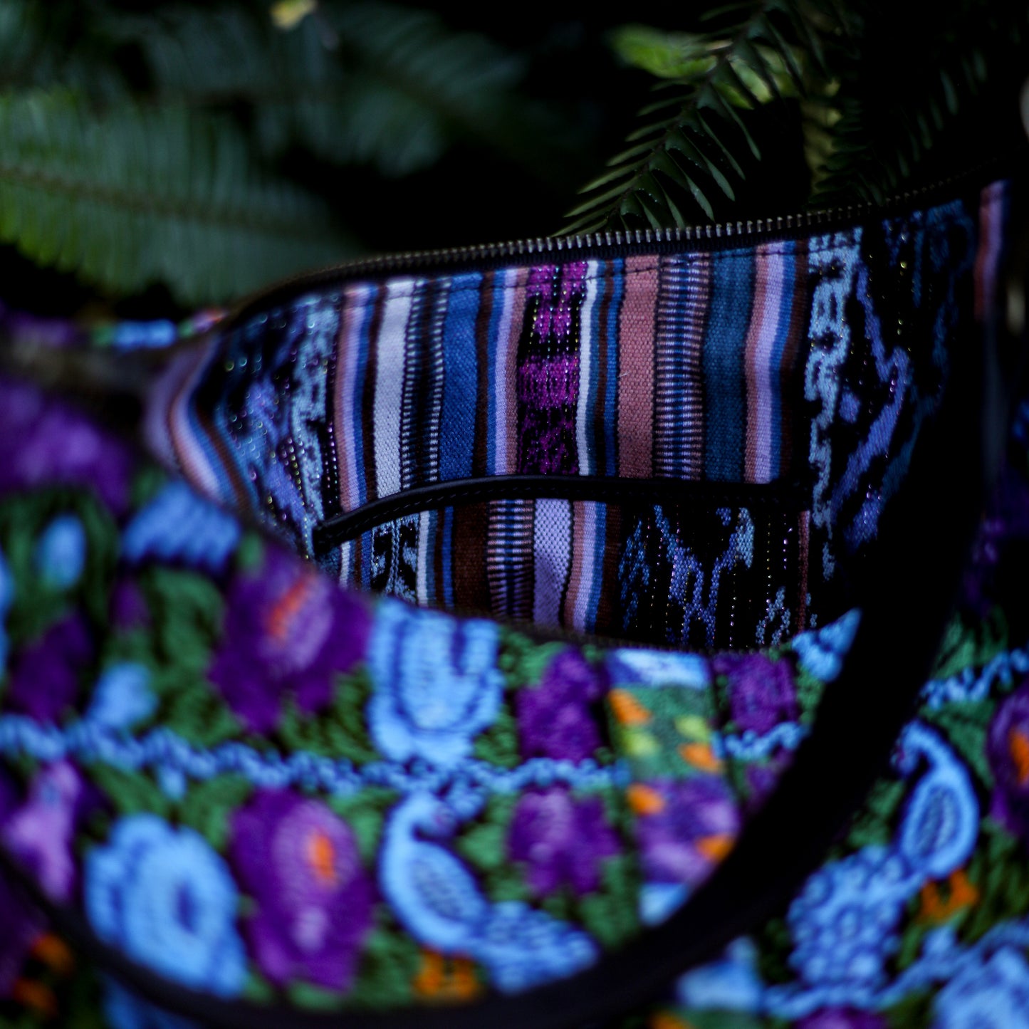 PENELOPE BAG - OOAK HUIPIL - BLACK - NO. 200013