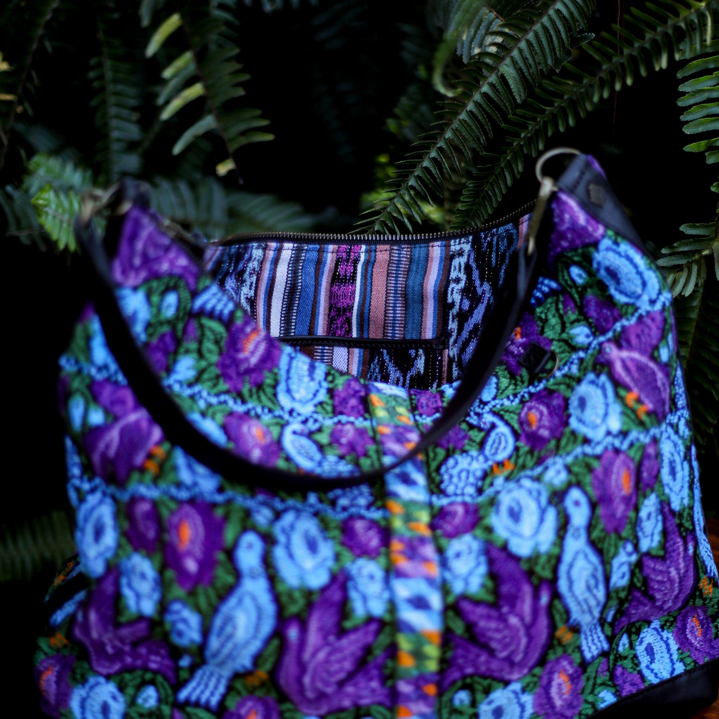PENELOPE BAG - OOAK HUIPIL - BLACK - NO. 200013