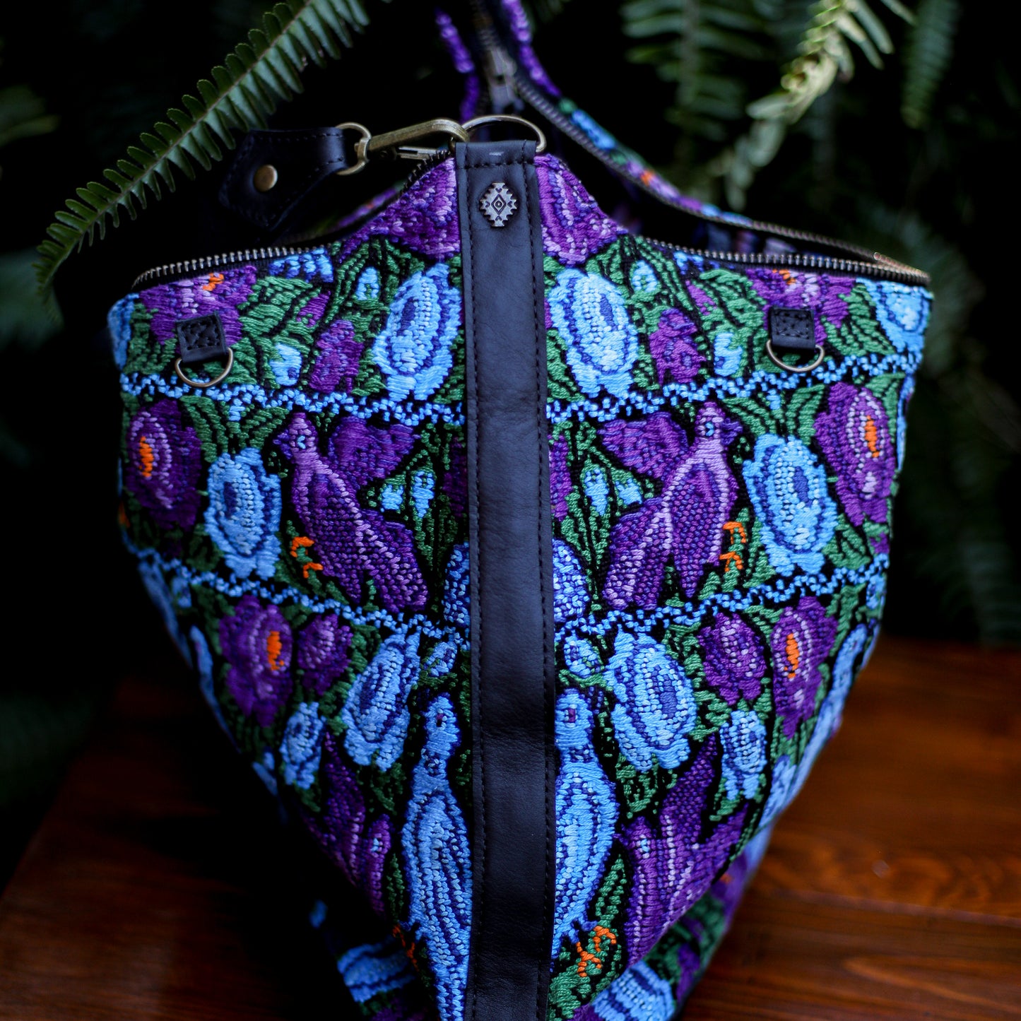 PENELOPE BAG - OOAK HUIPIL - BLACK - NO. 200013