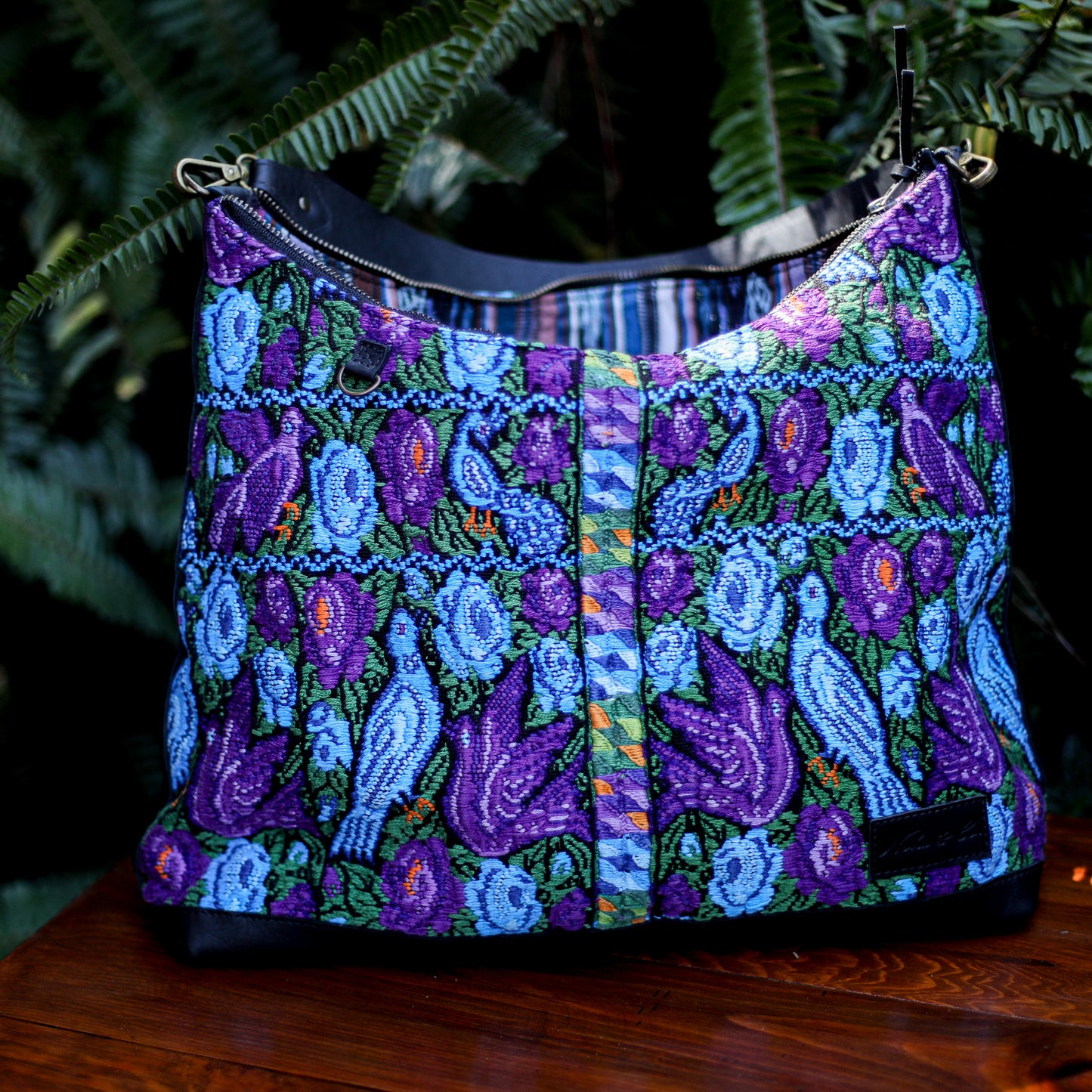 PENELOPE BAG - OOAK HUIPIL - BLACK - NO. 200013
