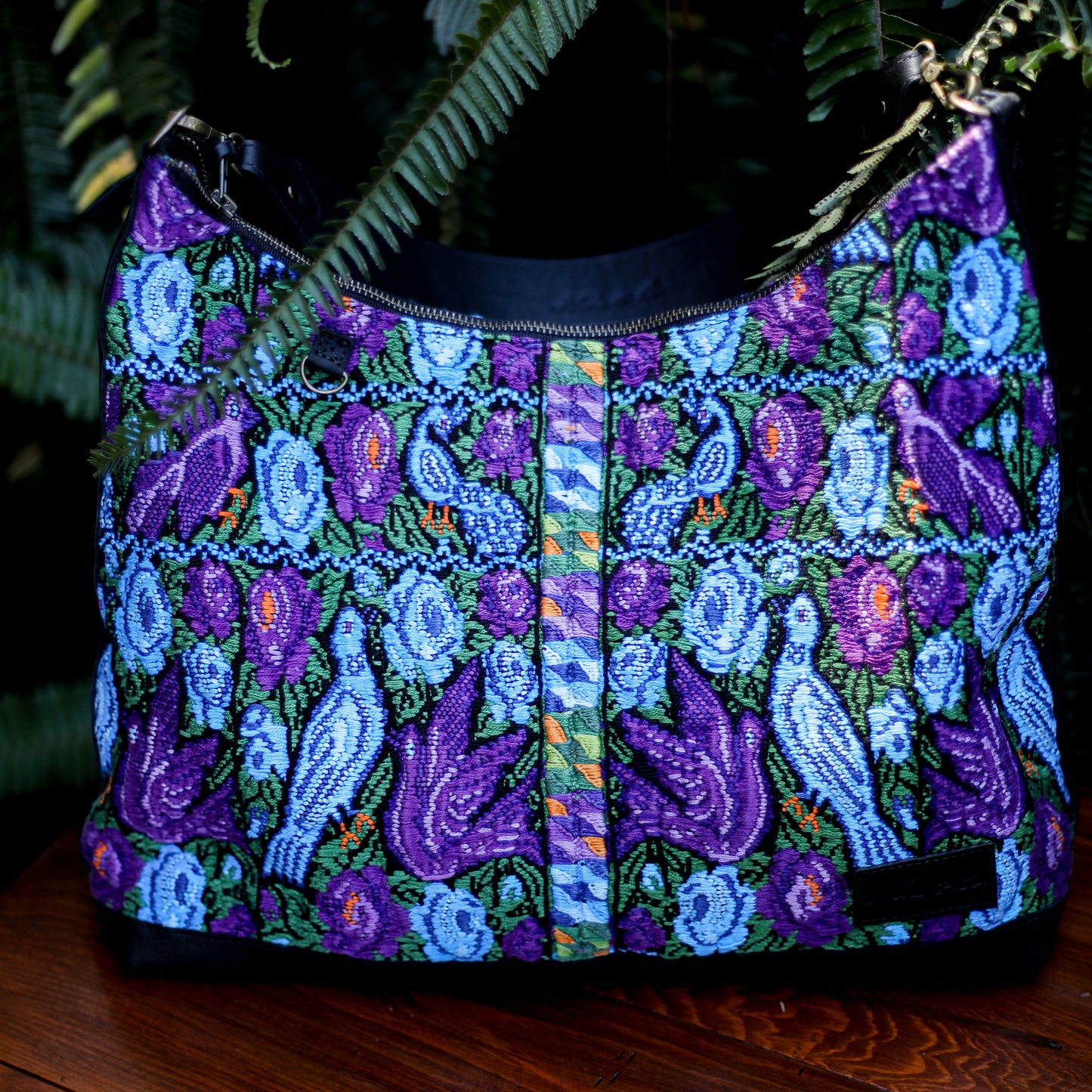 PENELOPE BAG - OOAK HUIPIL - BLACK - NO. 200013