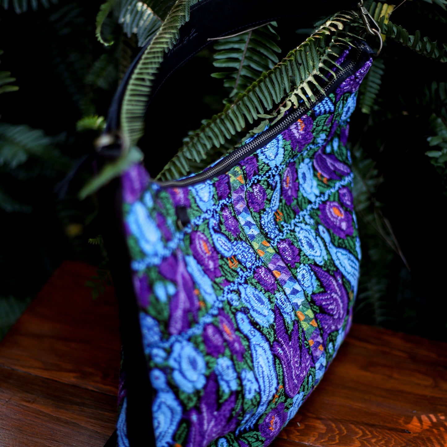 PENELOPE BAG - OOAK HUIPIL - BLACK - NO. 200013
