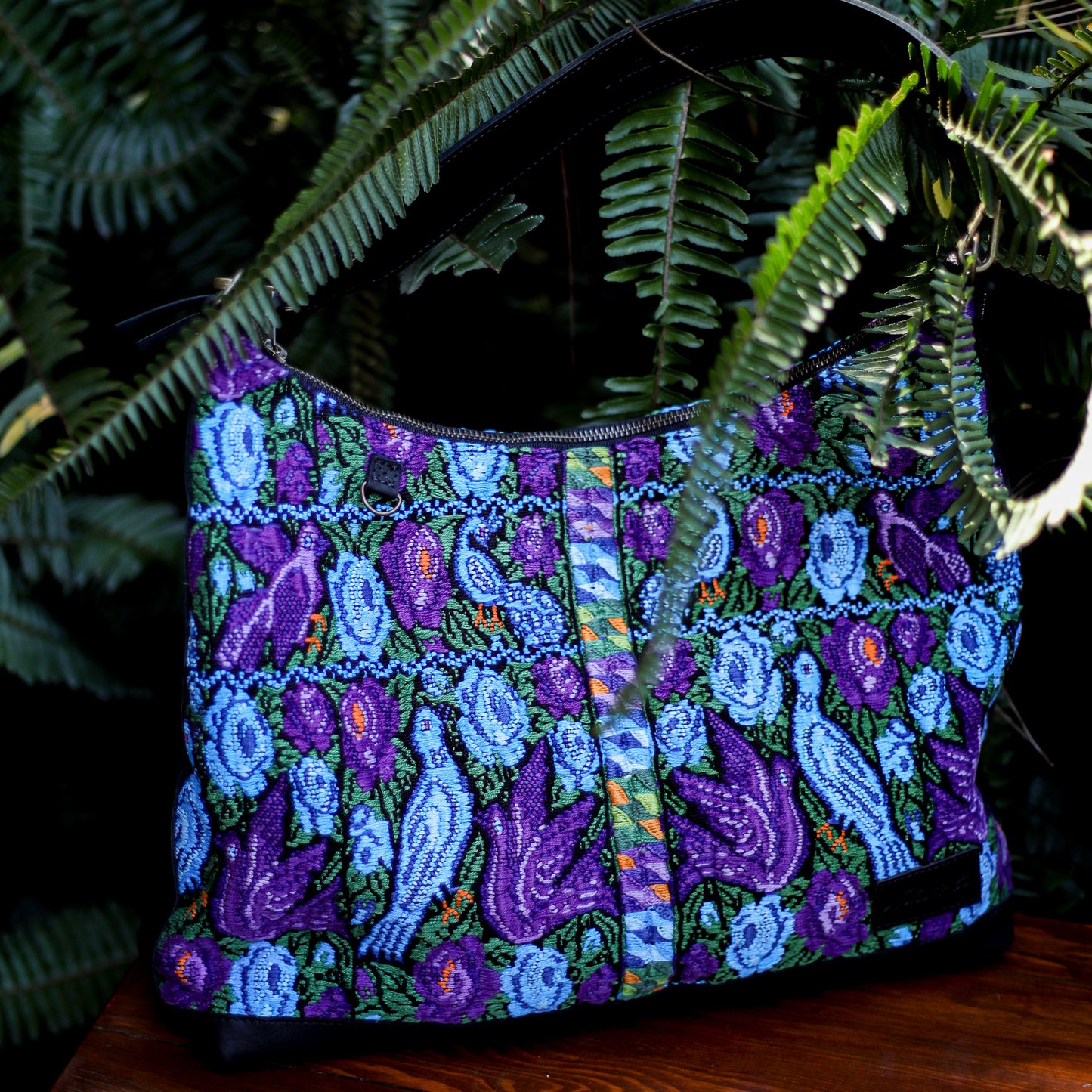 PENELOPE BAG - OOAK HUIPIL - BLACK - NO. 200013