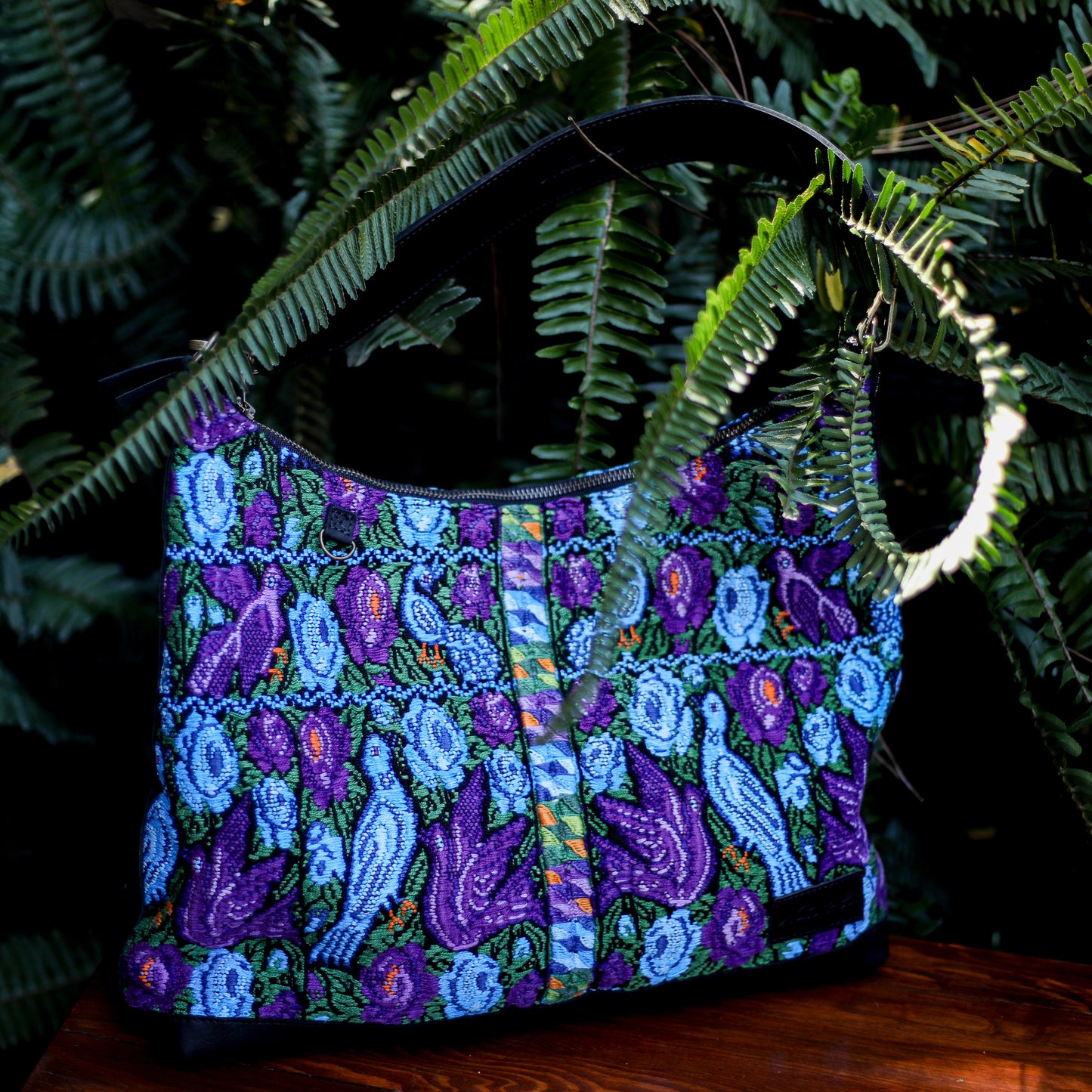 PENELOPE BAG - OOAK HUIPIL - BLACK - NO. 200013