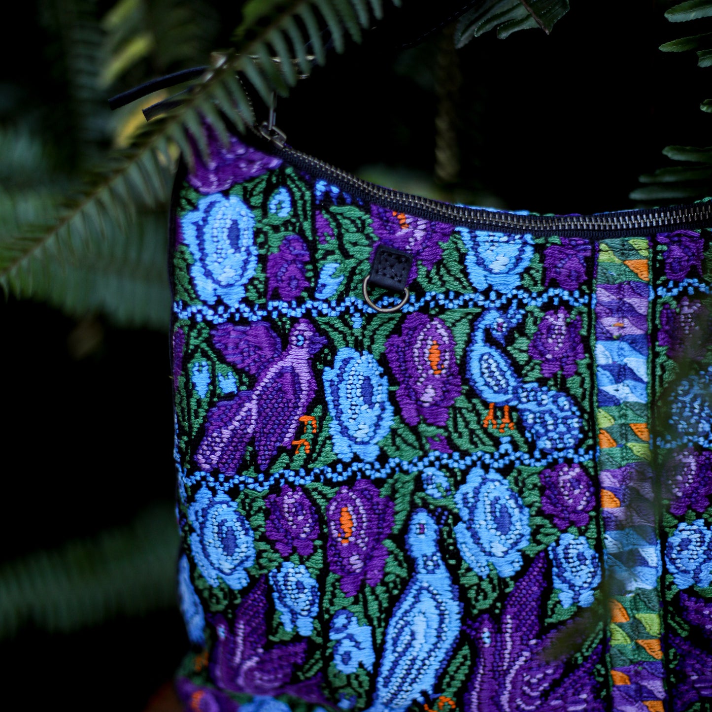 PENELOPE BAG - OOAK HUIPIL - BLACK - NO. 200013