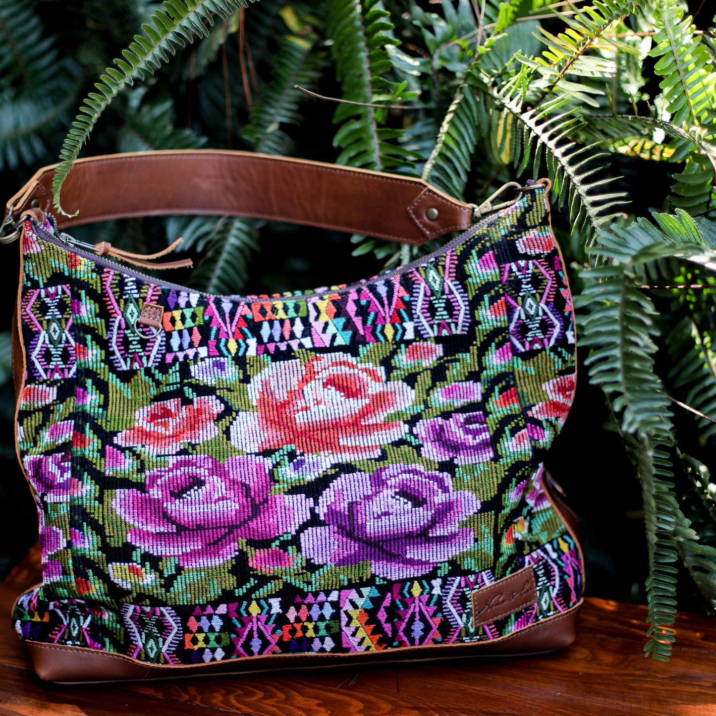 PENELOPE BAG - OOAK HUIPIL - CAFE - NO. 200005
