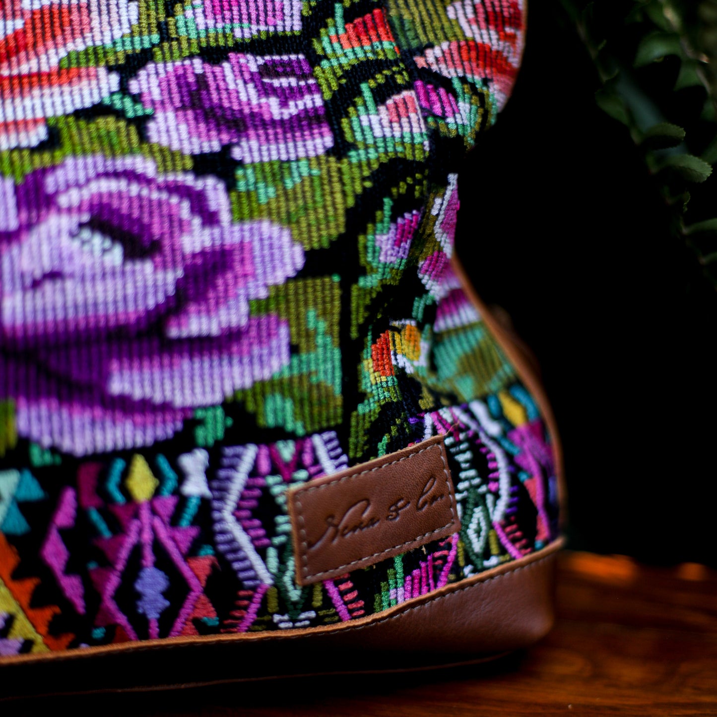 PENELOPE BAG - OOAK HUIPIL - CAFE - NO. 200005