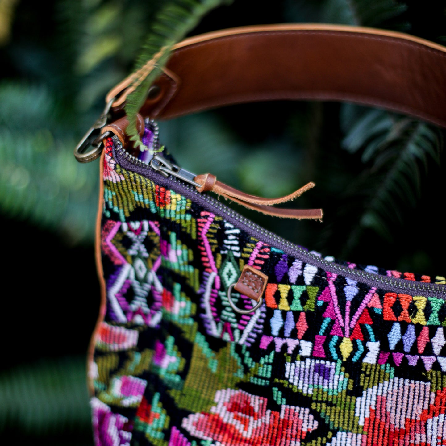 PENELOPE BAG - OOAK HUIPIL - CAFE - NO. 200005