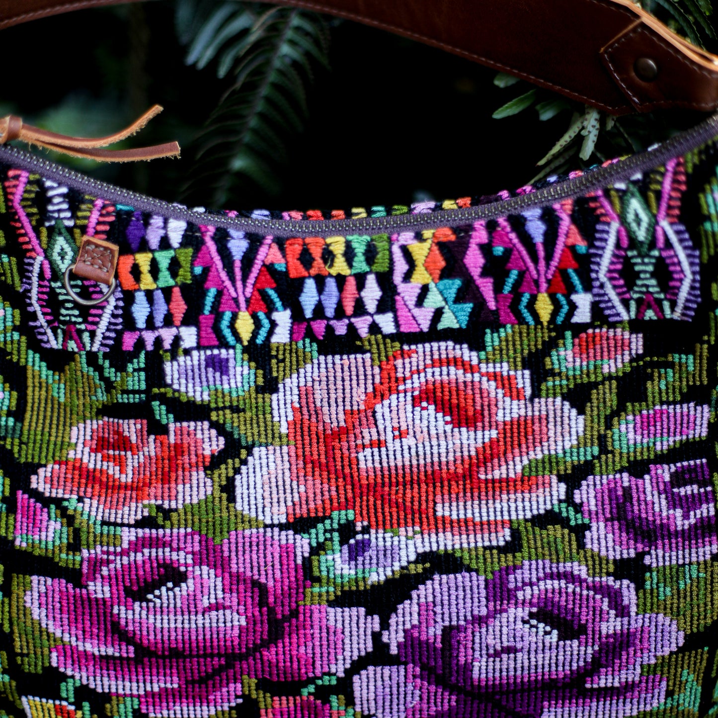 PENELOPE BAG - OOAK HUIPIL - CAFE - NO. 200005