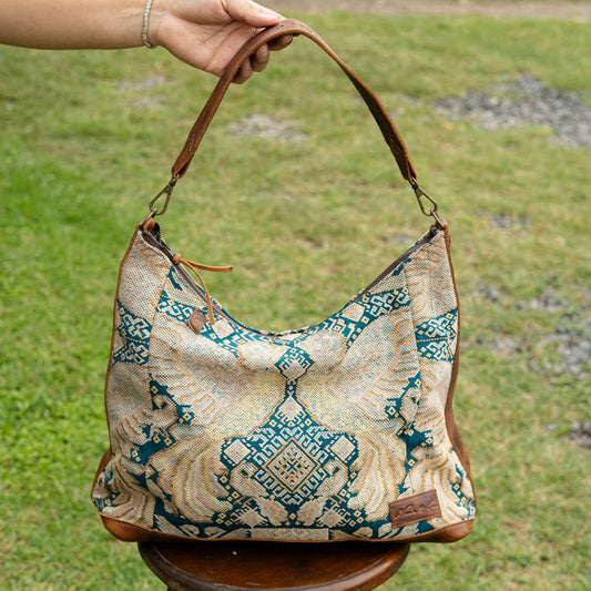 PENELOPE BAG - OOAK HUIPIL - HONEY - NO. 16549