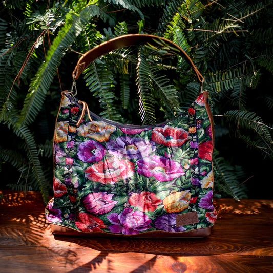 PENELOPE BAG - OOAK HUIPIL - CAFE - NO. 200010