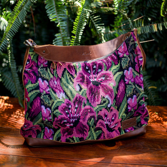PENELOPE BAG - OOAK HUIPIL - CAFE - NO. 200009