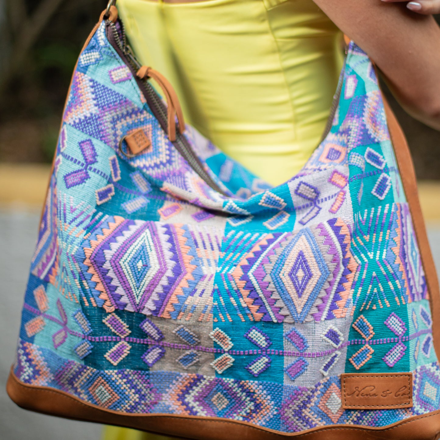 PENELOPE BAG - H&S WHEAT - COGNAC - NO. 18370