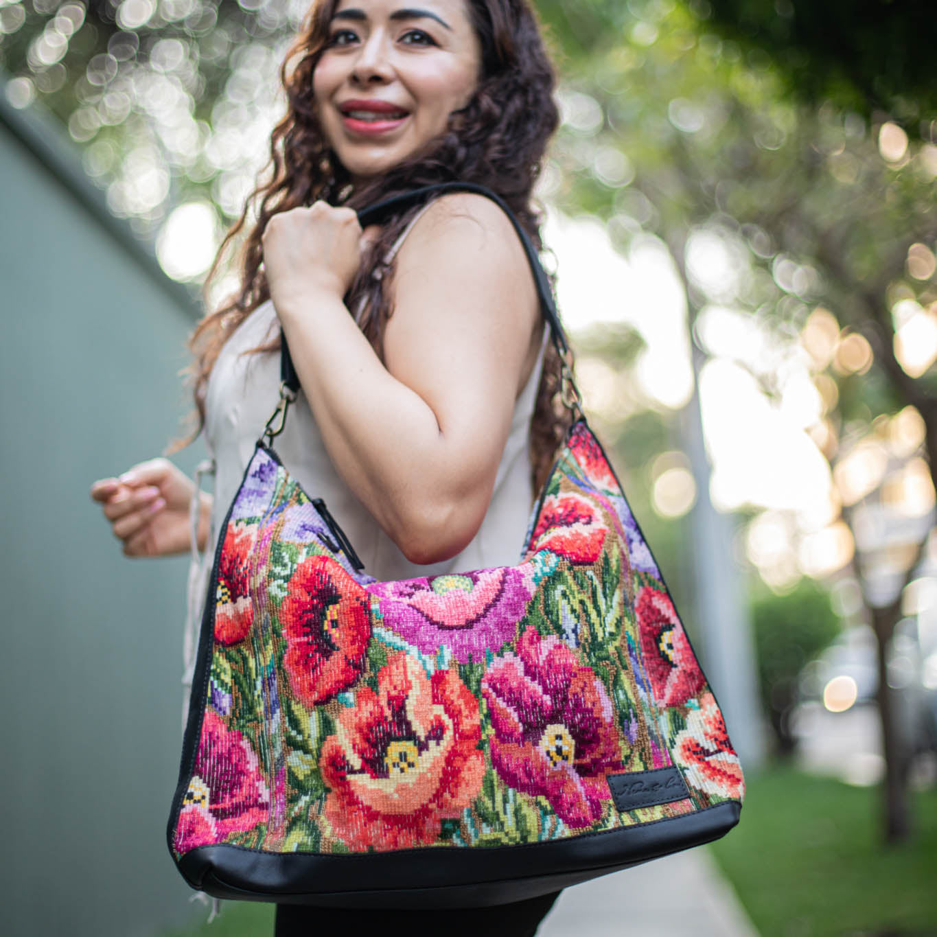 PENELOPE BAG - OOAK HUIPIL - BLACK - NO. 17420