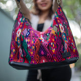 PENELOPE BAG - OOAK HUIPIL - BLACK - NO. 17418