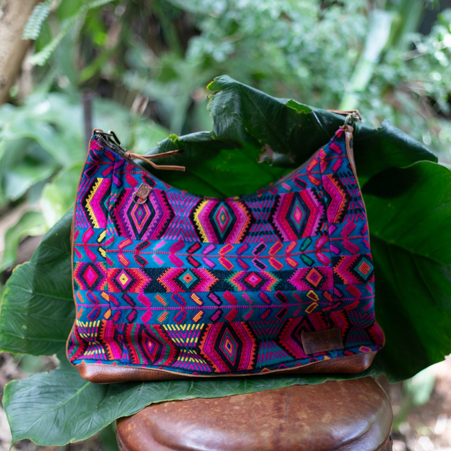 PENELOPE BAG - OOAK HUIPIL - HONEY - NO. 17669