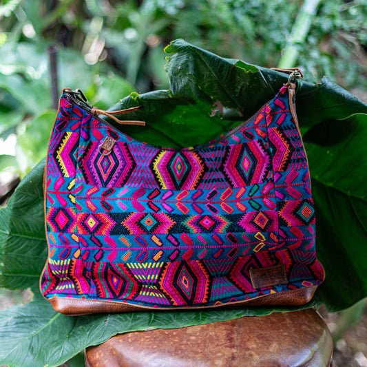 PENELOPE BAG - OOAK HUIPIL - HONEY - NO. 17669
