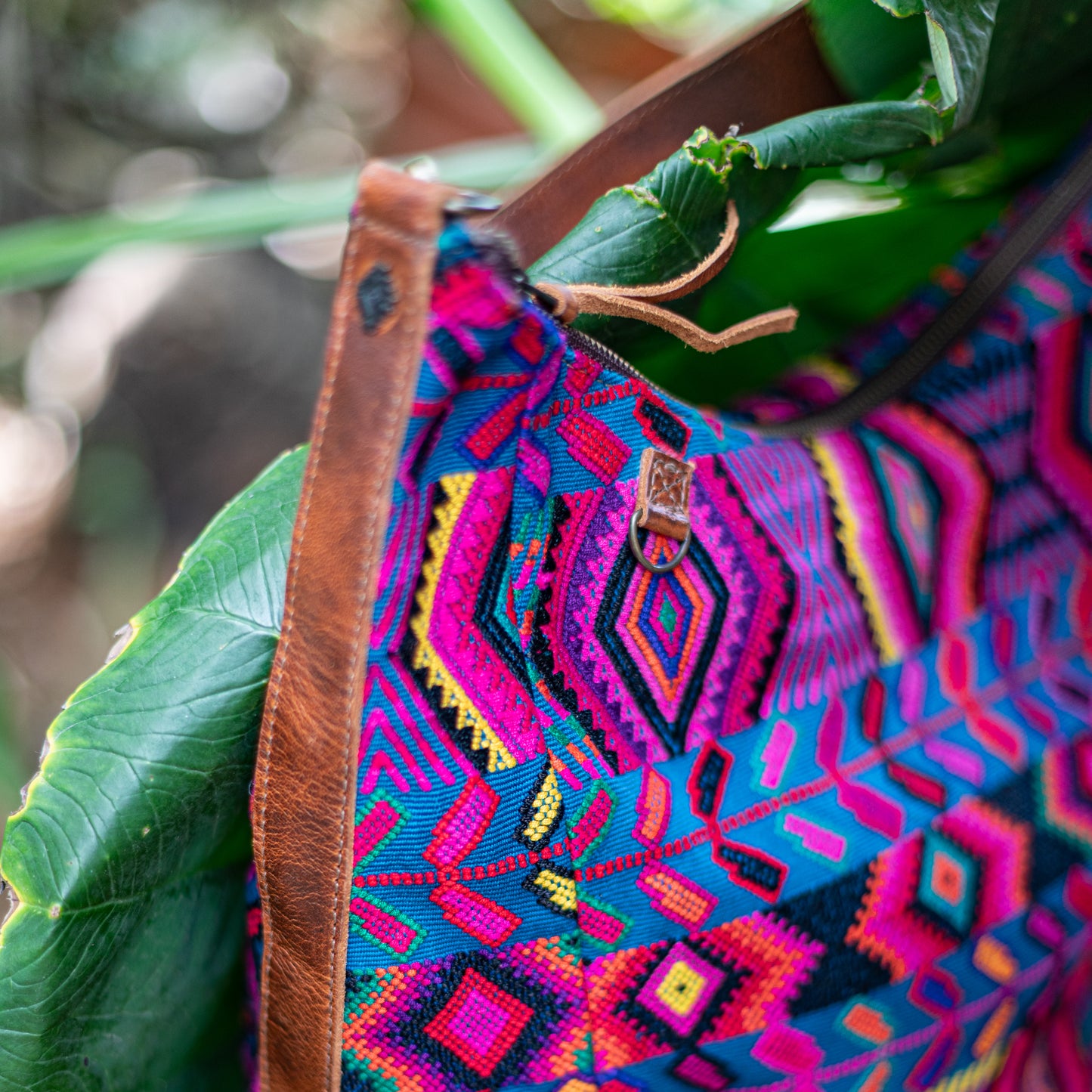PENELOPE BAG - OOAK HUIPIL - HONEY - NO. 17669