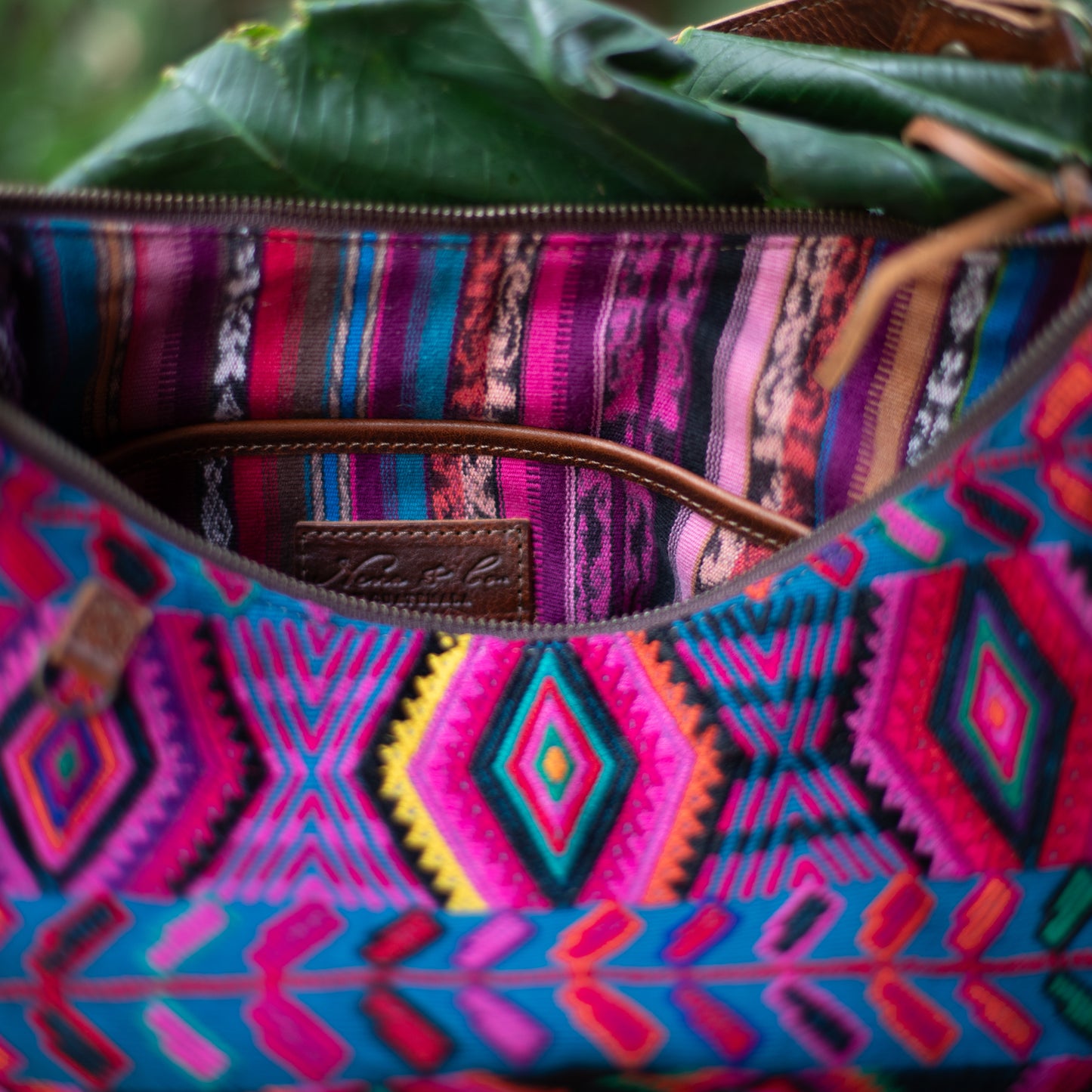 PENELOPE BAG - OOAK HUIPIL - HONEY - NO. 17669