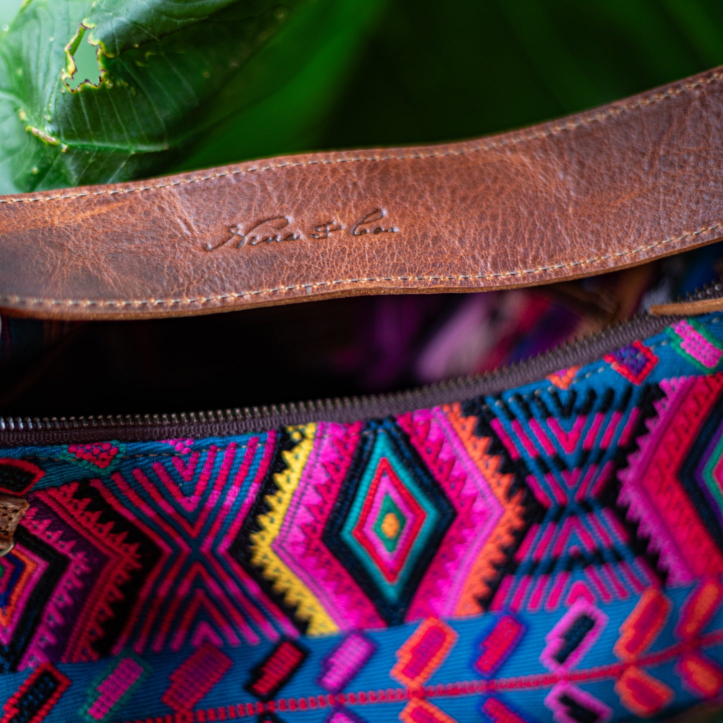 PENELOPE BAG - OOAK HUIPIL - HONEY - NO. 17669