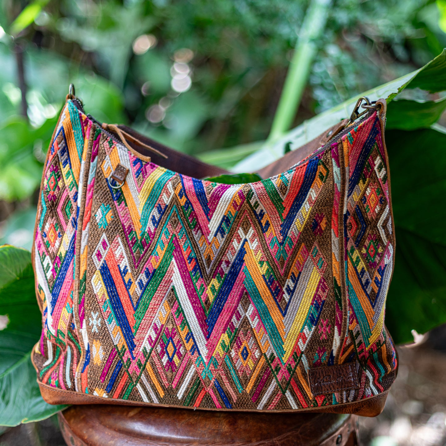 PENELOPE BAG - OOAK HUIPIL - HONEY - NO. 17667