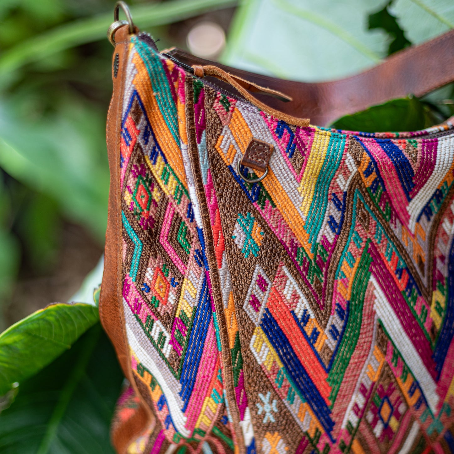 PENELOPE BAG - OOAK HUIPIL - HONEY - NO. 17667