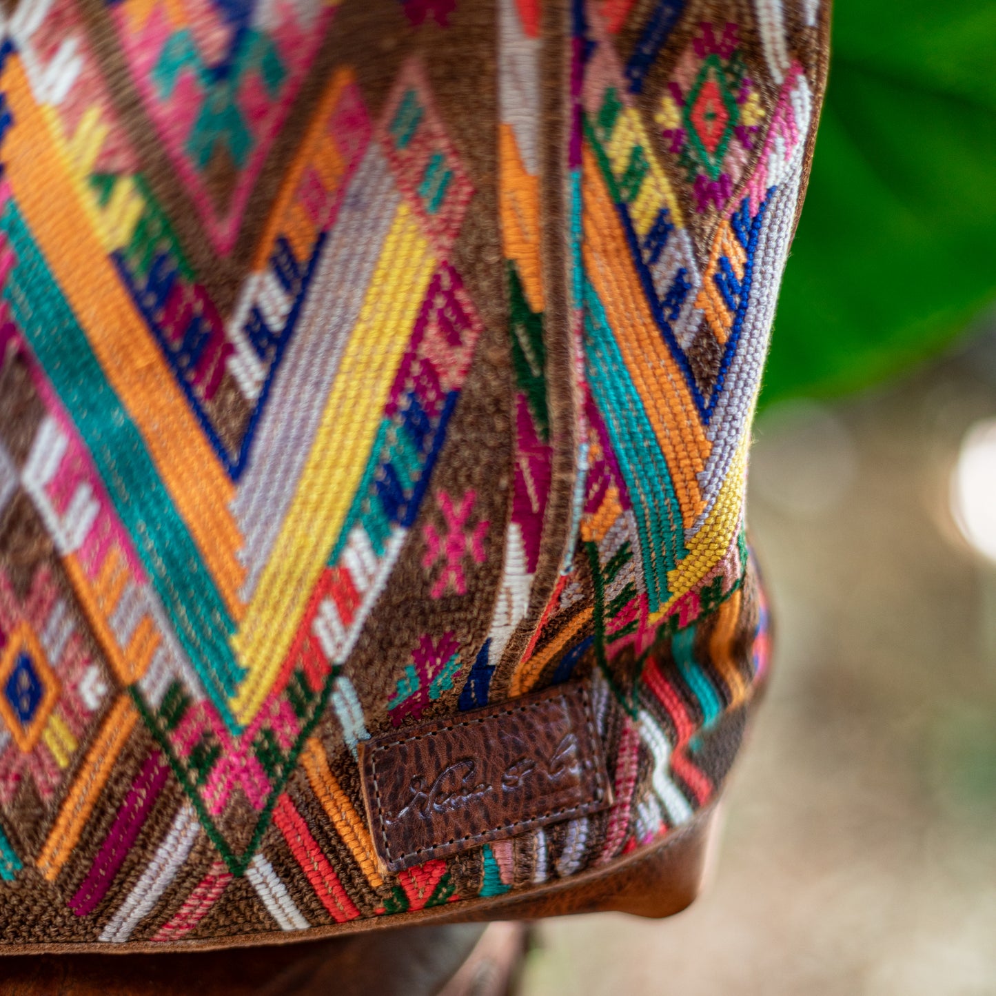 PENELOPE BAG - OOAK HUIPIL - HONEY - NO. 17667