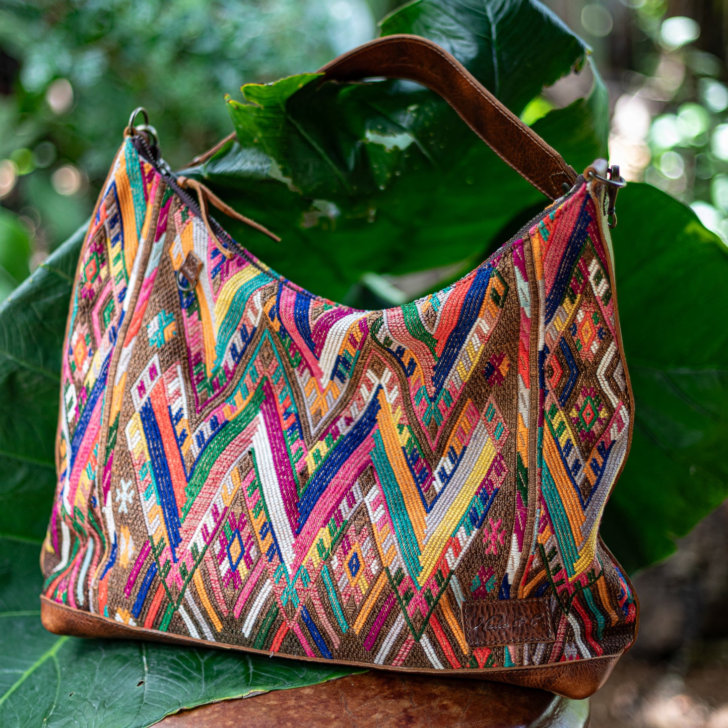 PENELOPE BAG - OOAK HUIPIL - HONEY - NO. 17667
