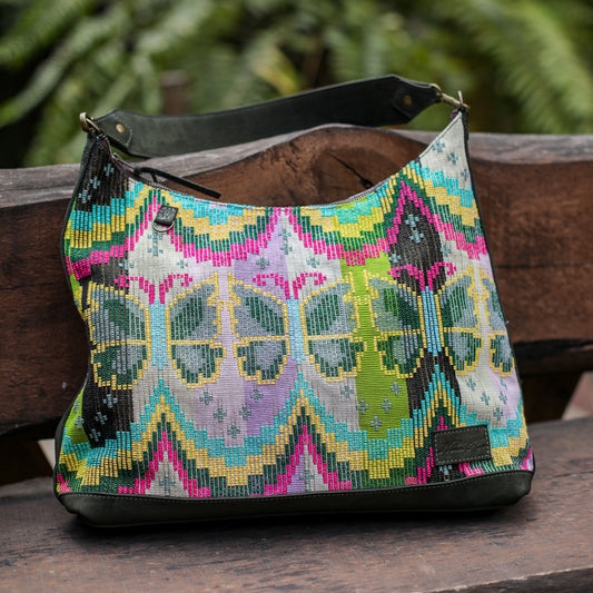 PENELOPE BAG - H&S BUTTERFLY - VERDE MUZGO - NO. 200517