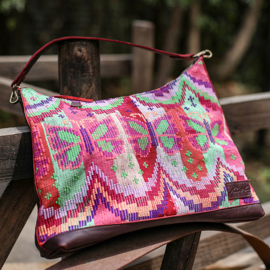 PENELOPE BAG - H&S BUTTERFLY - VINO TINTO - NO. 200518