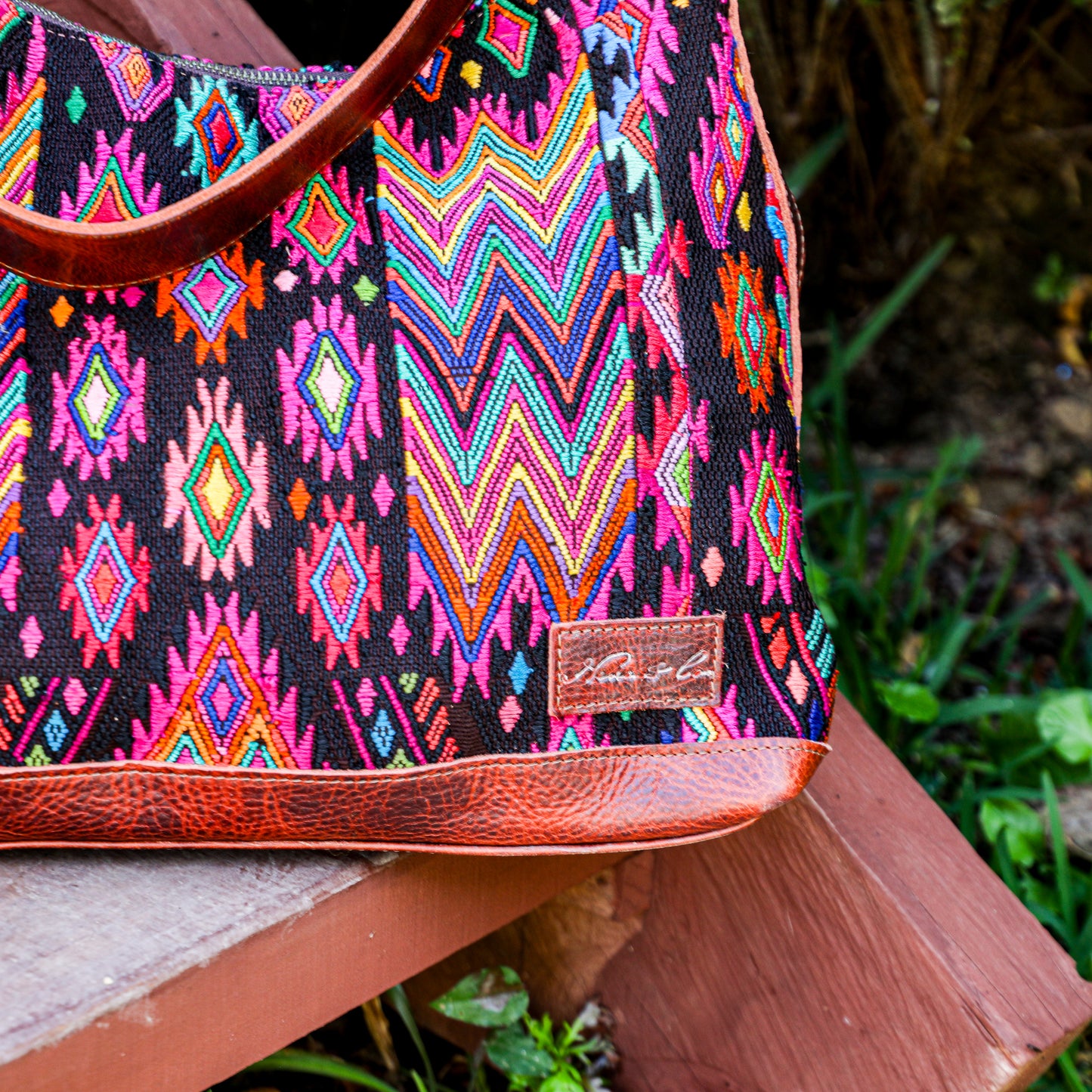 PENELOPE BAG - OOAK HUIPIL - COPPER - NO. 200726