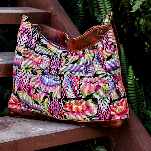 PENELOPE BAG - OOAK HUIPIL - COPPER - NO. 200727