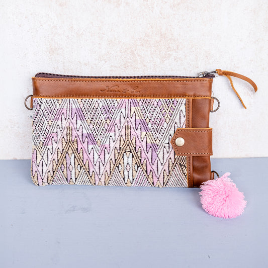 EVERYTHING CLUTCH - OOAK HUIPIL - CAFE - NO. 13482