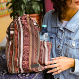 SIGNATURE EDITION LARGE CROSSBODY SLING - OOAK HUIPIL - BLACK - NO. 243854
