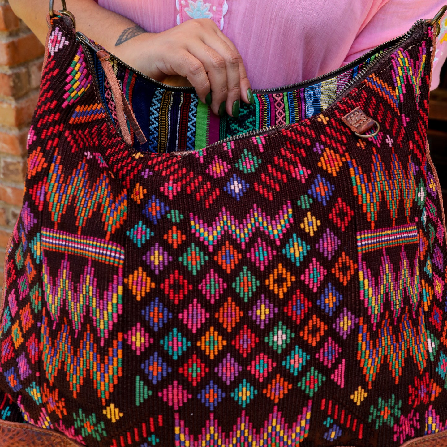 PENELOPE BAG - OOAK HUIPIL - COPPER - NO. 200721