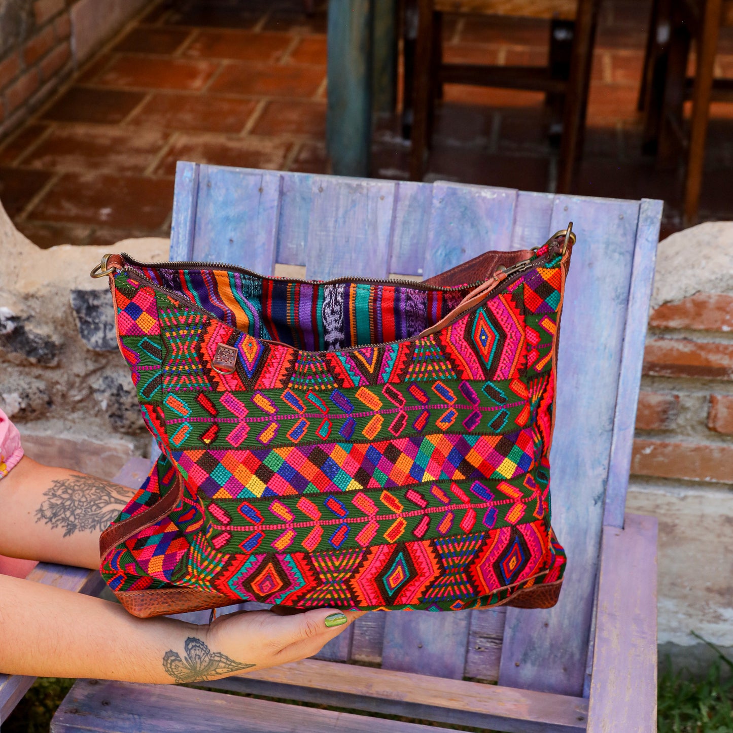 PENELOPE BAG - OOAK HUIPIL - COPPER - NO. 200720