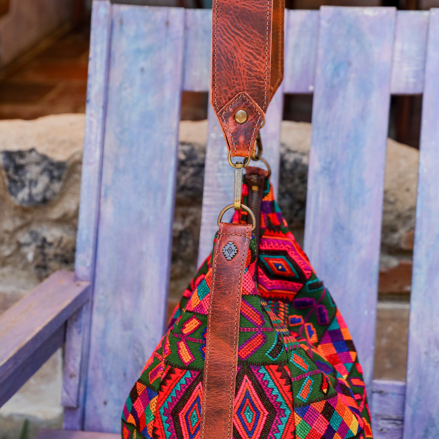 PENELOPE BAG - OOAK HUIPIL - COPPER - NO. 200720