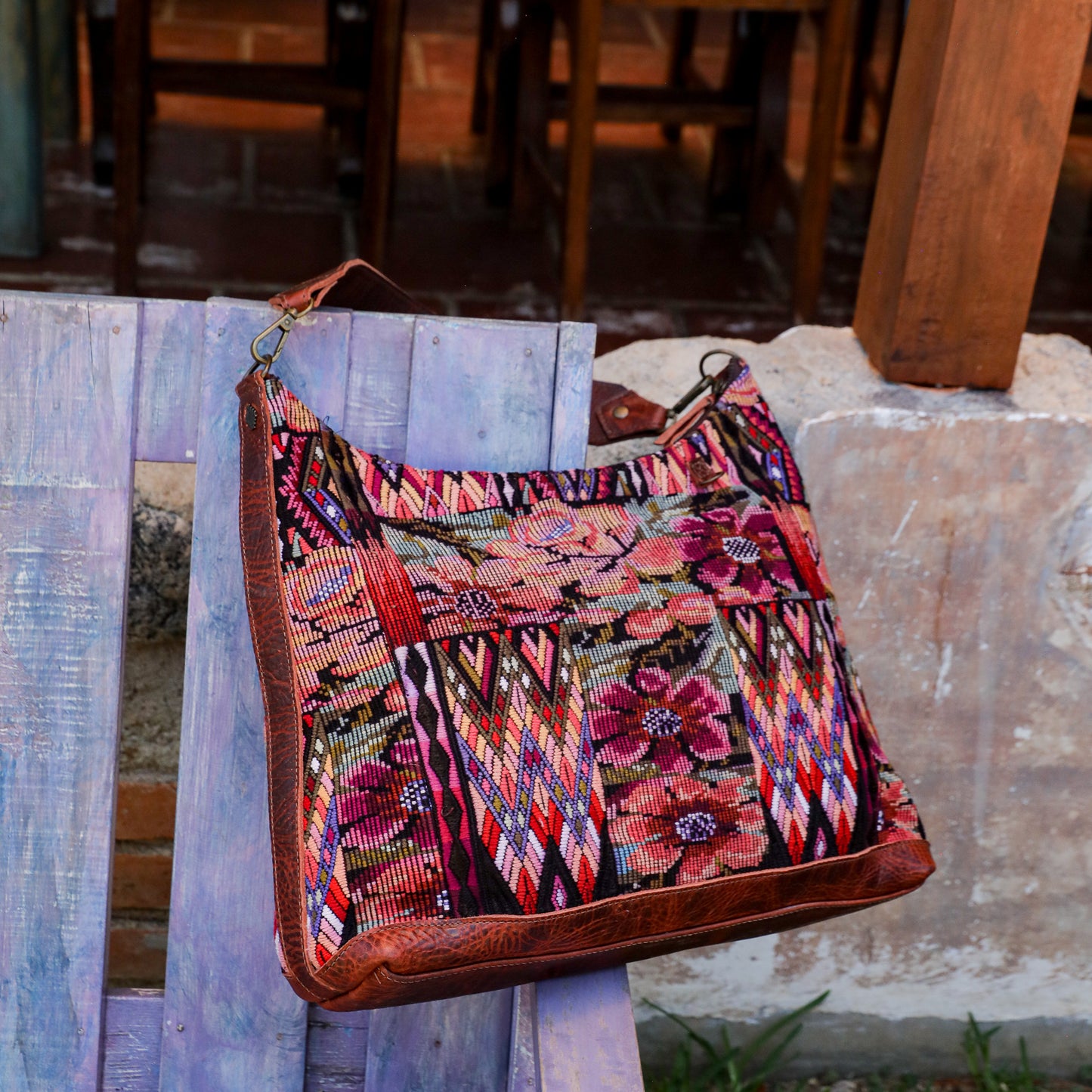 PENELOPE BAG - OOAK HUIPIL - COPPER - NO. 200718