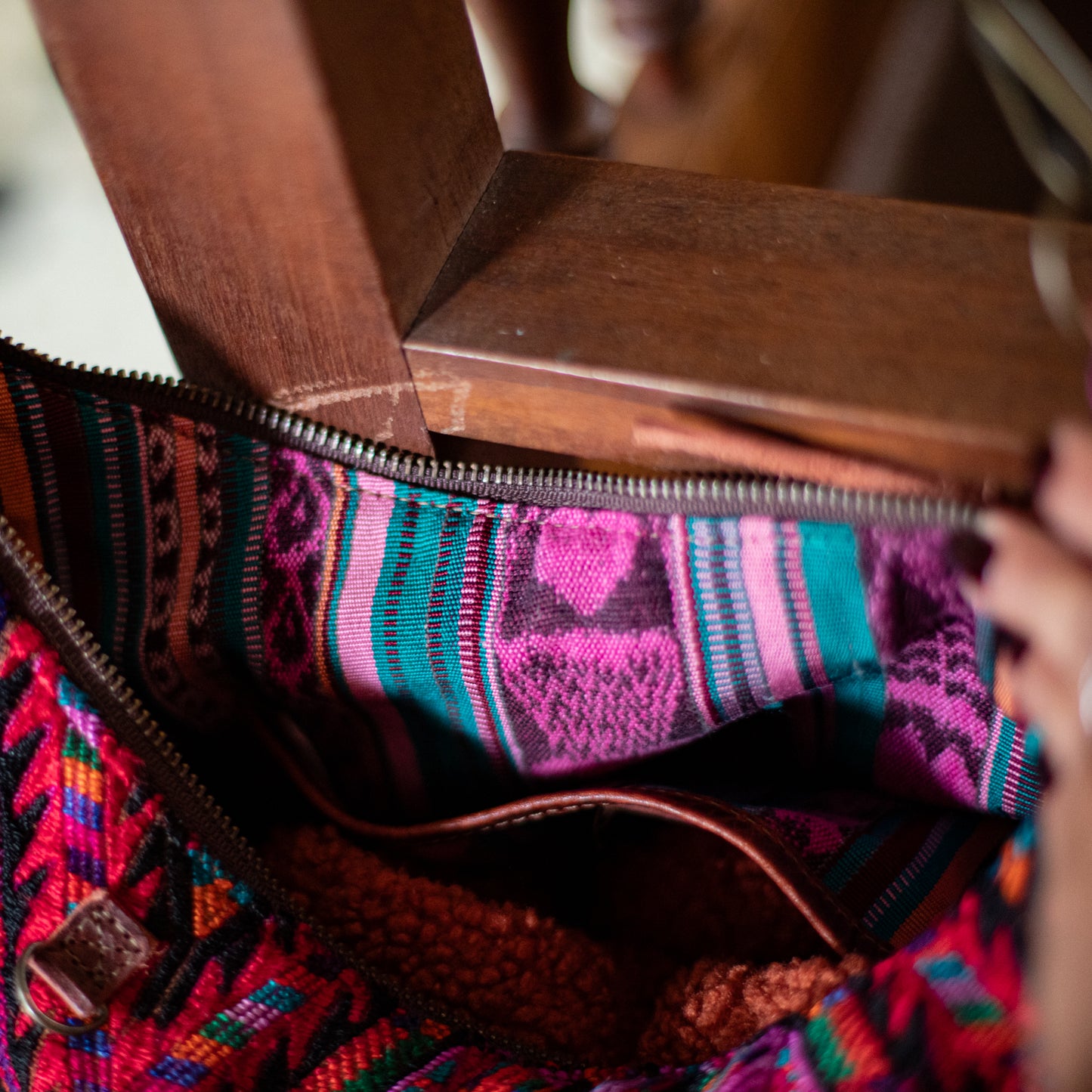 PENELOPE BAG - OOAK HUIPIL - COPPER - NO. 17774
